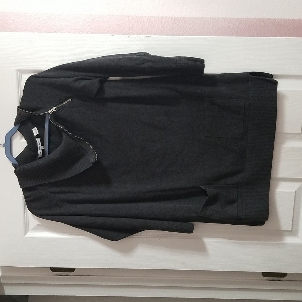 Grey Long Torso Sweater
